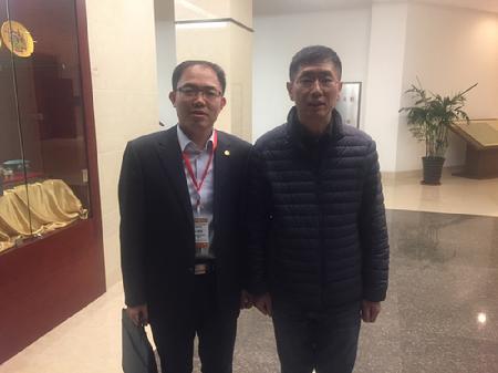 小米科技公司联合创始人刘德与王炳章董事长